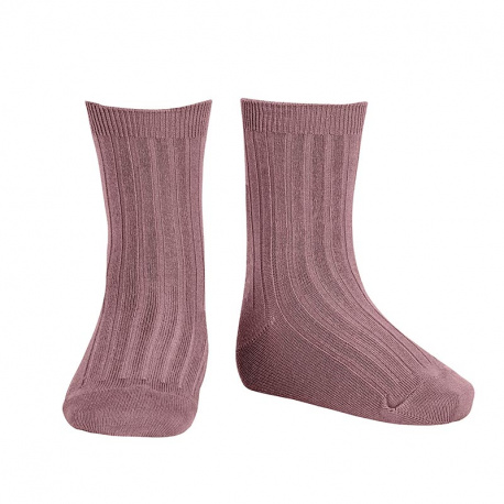 Basic rib short socks IRIS