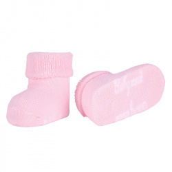 Baby cnd terry boots with folded cuff PINK