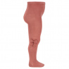 Collants coton avec noeud gros grain latéral TERRACOTA