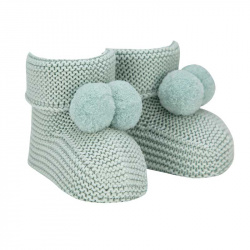 Patuco botita punto bobo con borlas BRUMA