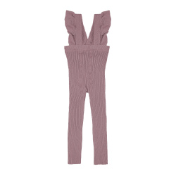Leggings cotone con bretelles fronzoli IRIDE