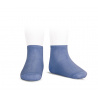 Elastic cotton ankle socks PORCELAIN