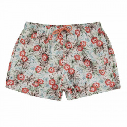 Aloha quick dry boxer swimsuit for men CORAL
