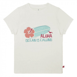 Camiseta m/corta kids tropical hibiscus NATA