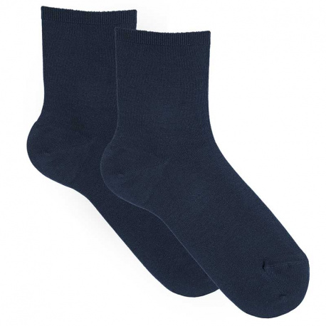 Modal loose fitting socks for women NAVY BLUE
