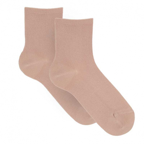 Modal loose fitting socks for women OLD ROSE