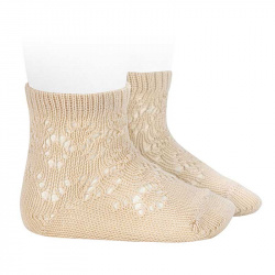 Chaussettes en coton perle...