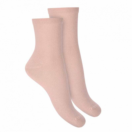 Cotton short socks for women NUDE