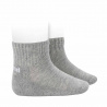 Ankle sport socks with terry sole ALUMINIUM