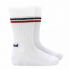 Chaussettes sport avec semelle en tissuéponge BLANC/BLEU-ROUGE