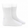 Terry sole sport socks WHITE
