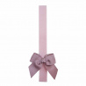 Baby headband with small grosgrain bow PALE PINK