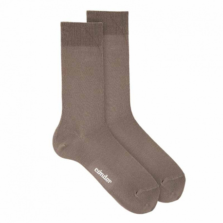 Modal spring loose fitting socks for men MINK