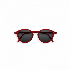 Occhiali sole forma tonda junior (5a a 10 anni) ROSSO