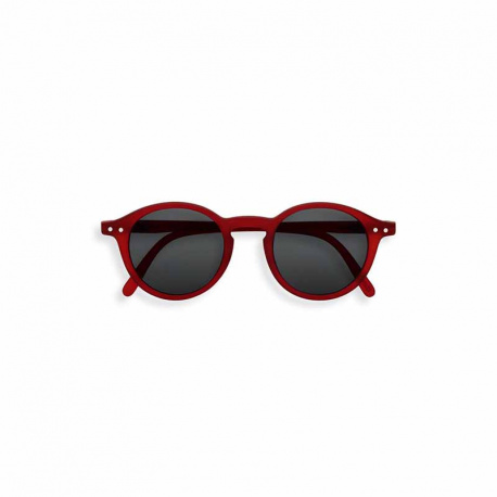 Gafas sol forma redondeada junior (5 a 10 años) ROJO