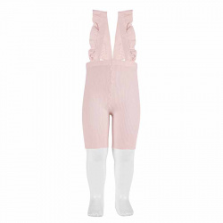 Legging vélo bébé à bretelles élastiques ROSE