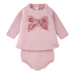 Set fiocco velluto ROSA...