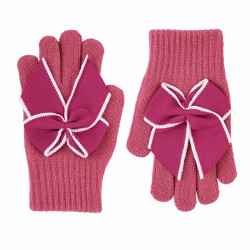 Gloves with festoon stitch...