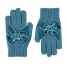 Gants avec noeud grand en velours OCEAN