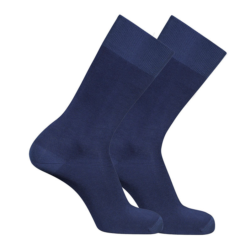 Men cotton loose fitting socks NAVY BLUE