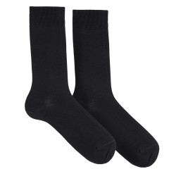 Men modal winter socks BLACK
