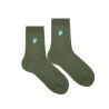 Seaqual turtle embroidery short socks AMAZONIA