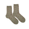 Seaqual waves embroidery socks MINK