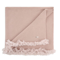 Garter stitch shawl with...