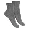 Merino wool-lblend terry non-slip socks LIGHT GREY