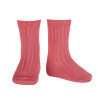 Basic rib short socks CARMINE