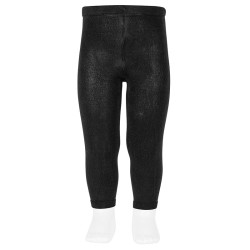 Leggings basiques unis NOIR