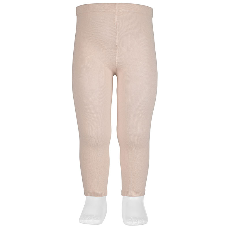 Leggings basici in maglia rasata NUDE