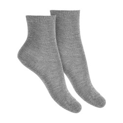 Bright short socks ALUMINIUM