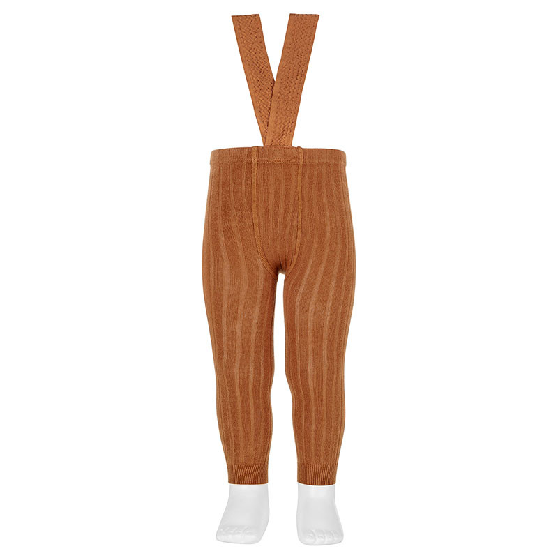 Rib leggings with elastic suspenders OXIDE