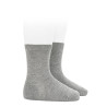 Calcetines brillantes con punto fino ALUMINIO
