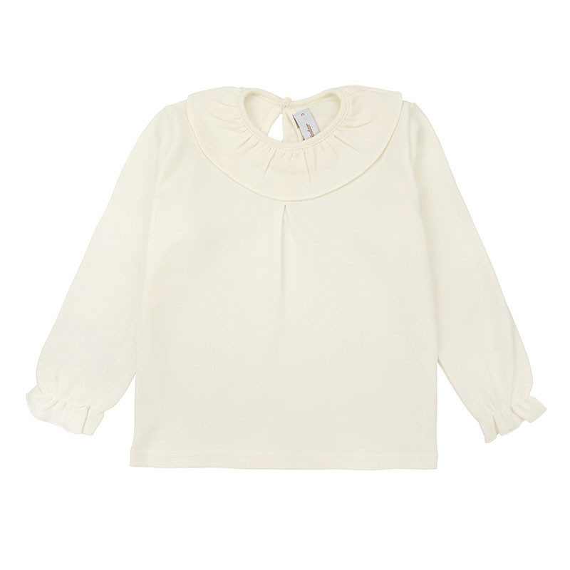 Blusa de punto con  volante en el cuello CAVA
