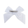 Hair clip with velvet bow WHITE