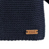Boys garter stitch short coat NAVY BLUE