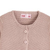 Cardigan en tricot VIEUX ROSE