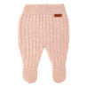 Merino blend set (sweater + footed leggings) NUDE