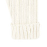 Front opening ribbed rompersuit CREAM
