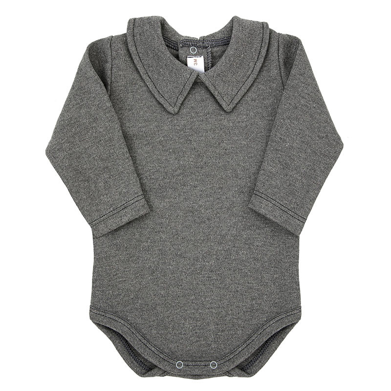 V-neck collar body ANTHRACITE