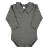 V-neck collar body ANTHRACITE