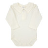 V-neck collar body BEIGE