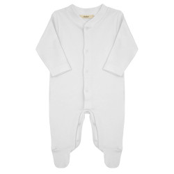 Tutina con piedini BIANCO