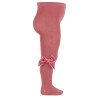 Cotton tights with side velvet bow CARMINE