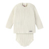 Set a coste (maglione + culotte) LATTE