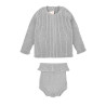 Set a coste (maglione + culotte) ALLUMINIO