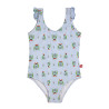 Little tropic upf50 swimsuit with flounces BABY BLUE