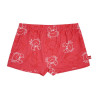 Crab family upf50 boxer swimsuit RED